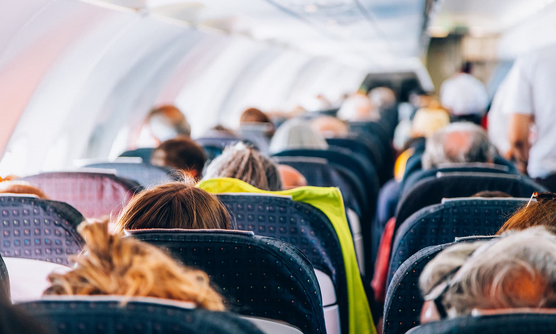 A full airplane