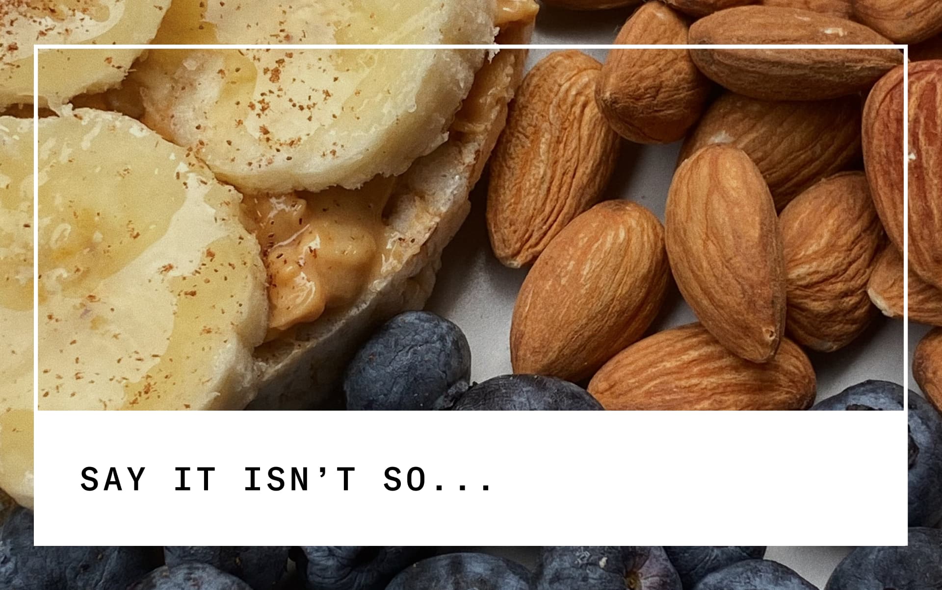 blueberries and almonds