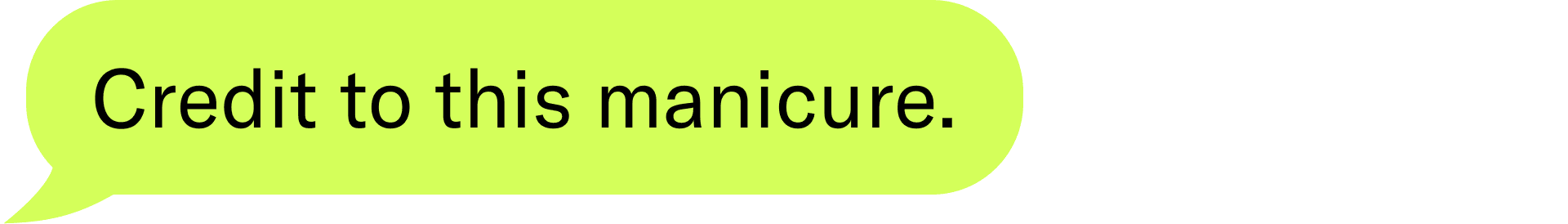 Credit to this manicure