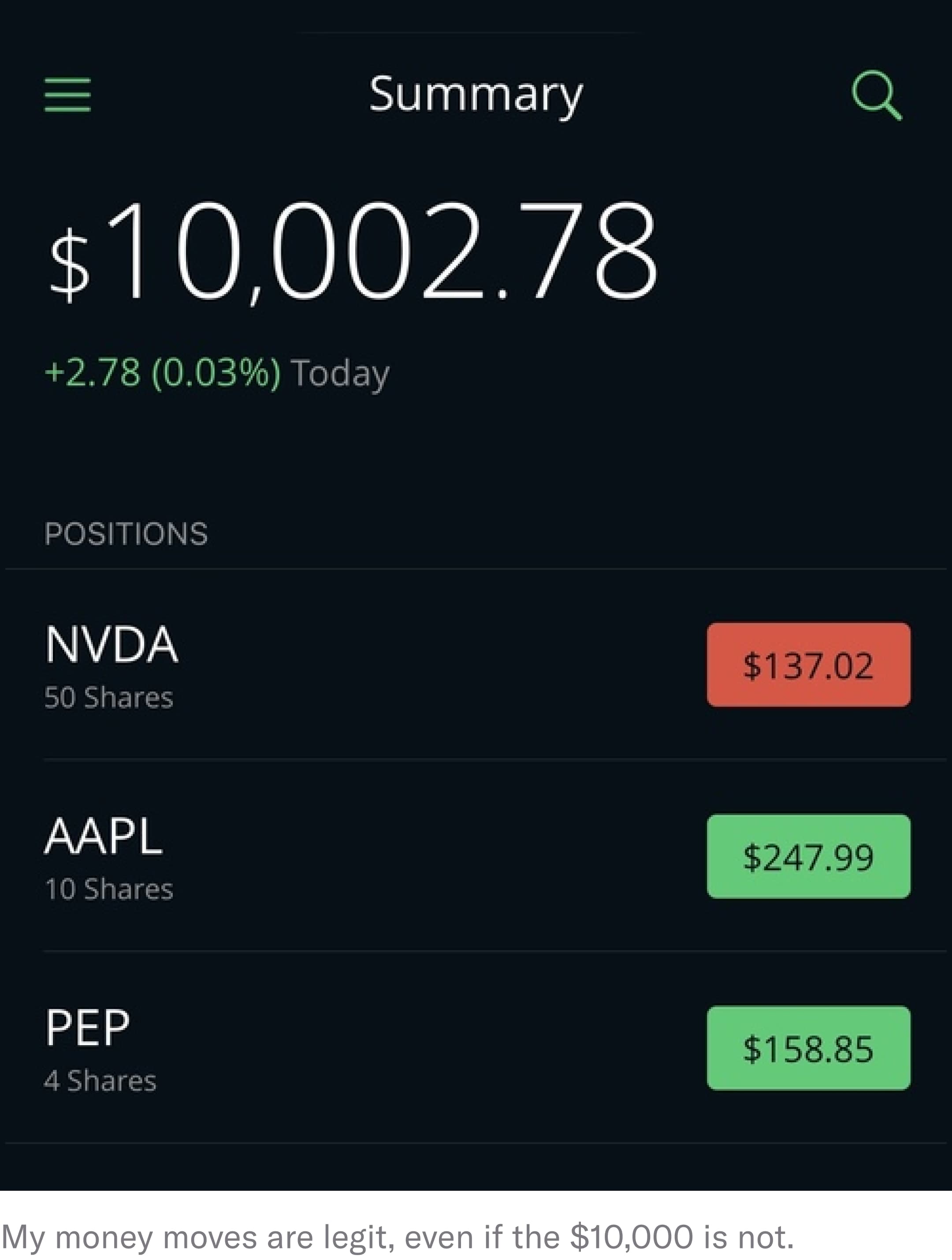 screenshot of MarketSim