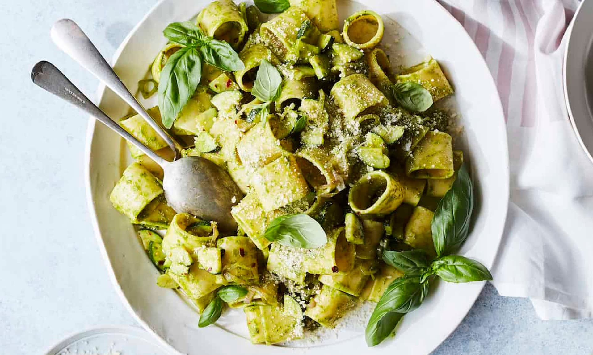 Basil Vinaigrette Pasta from What’s Gaby Cooking