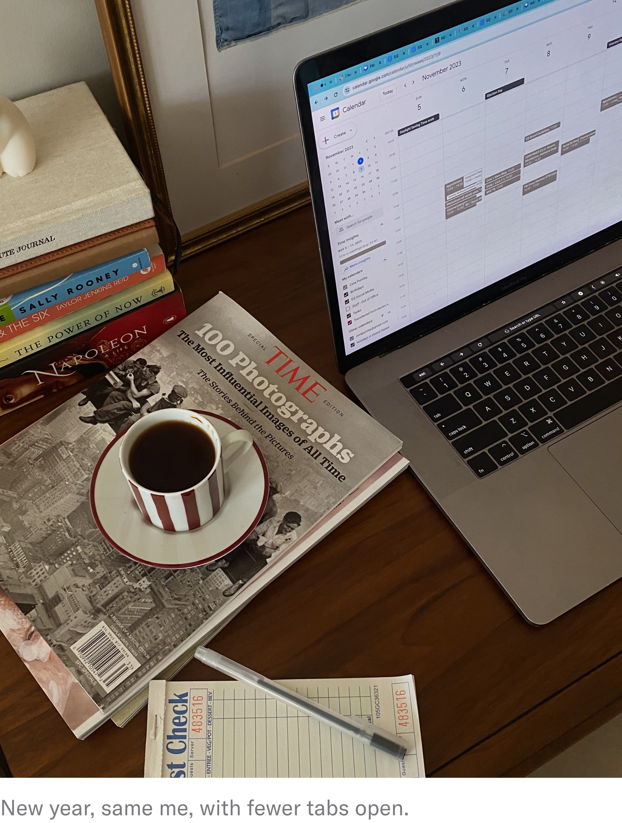 shot of a messy laptop and desk